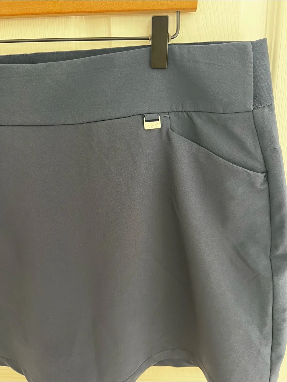 Greg Norman Collection Navy Blue Mini Skirt